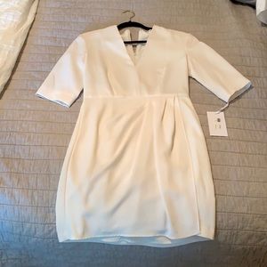 Amanda Uprichard ivory dress. NWT. Size medium.